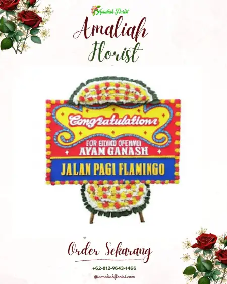 Sewa Papan Bunga Ampeldento